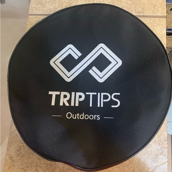 New! TRIPTIPS Portable Toilet with Commode Carring Case - Camping Outdoors - Picture 1 of 9